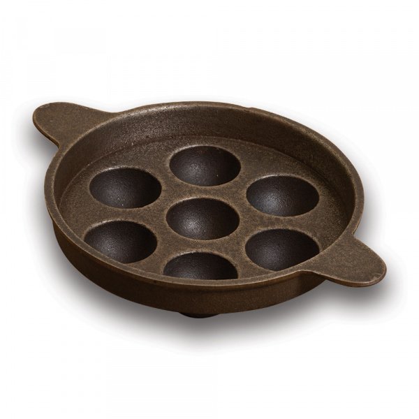 Cast Iron Paniyaram Pan/Appe pan (Non Flat Bottom) - Image 4