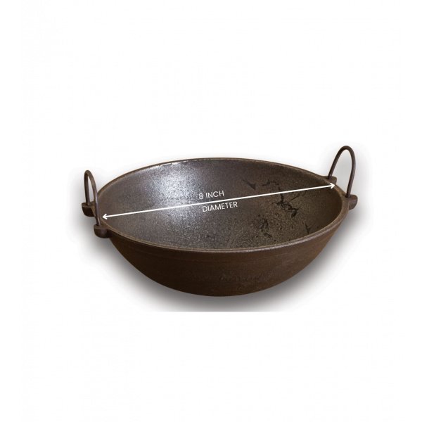 Cast Iron Traditional Kadai - Image 3