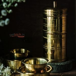 Brass Filter Coffee with Dowra glass set