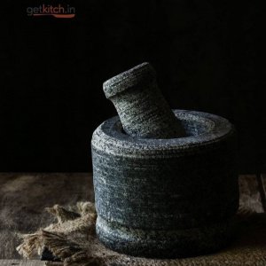 Stone Mortar and Pestle (medium)