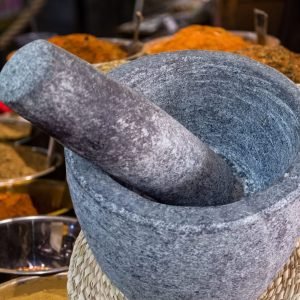 Chutney Stone Mortar and Pestle