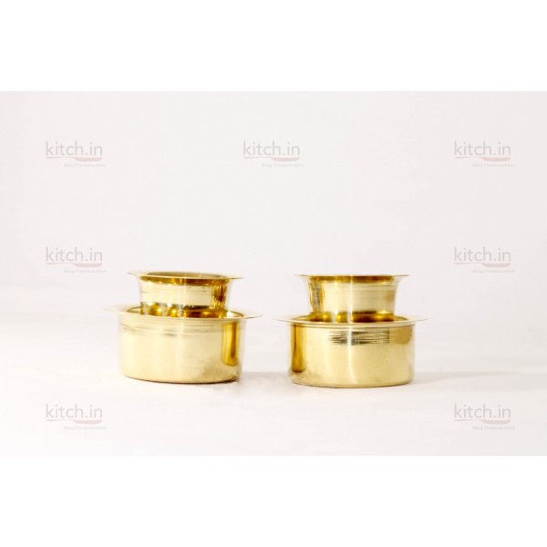 Brass Filter Coffee with Dowra glass set - Image 2